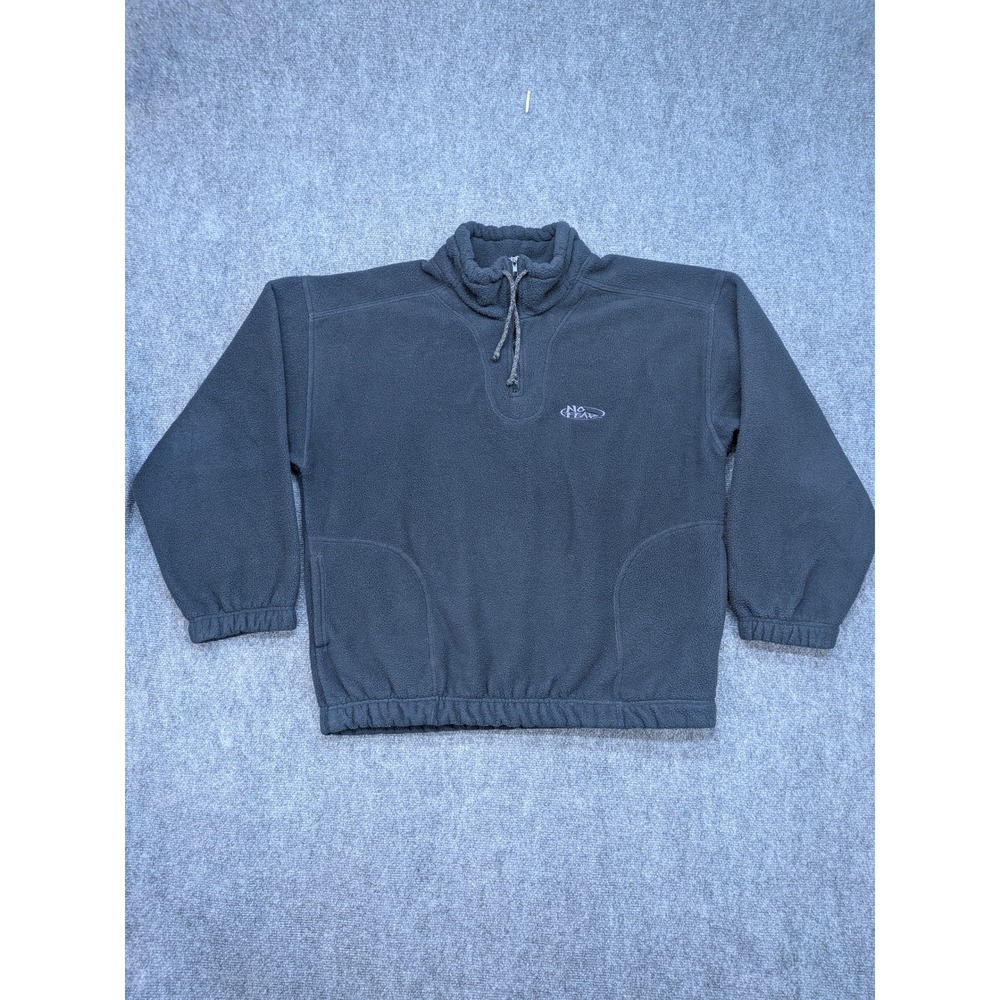 y2k Vintage No Fear Fleece Pullover Sweater Mens XL Streetwear Grunge Emo Skater